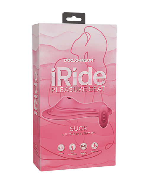 iRide Pleasure Seat Suck & Vibrating Clitoral Stimulator – Dusty Pink