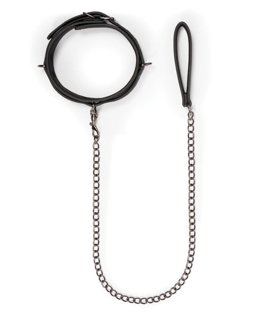 Easy Toys Fetish Collar w/Leash - Black