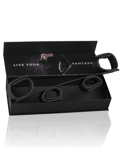 Easy Toys Wrist & Ankle Bondage Bar - Black