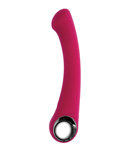 Evolved Pleasure Curve G-Spot Vibrator - Burgundy