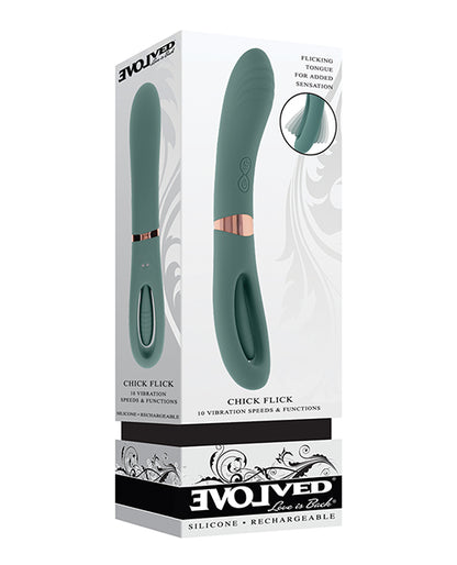 Evolved Chick Flick G-Spot Vibrator – Teal