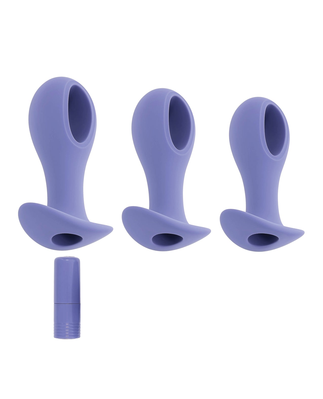 Evolved Hole Punch Anal Plug Set - Purple