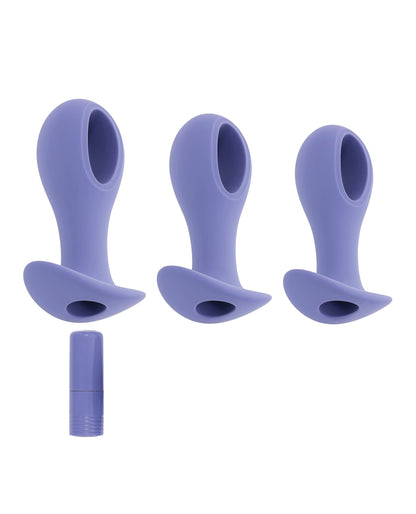 Evolved Hole Punch Anal Plug Set - Purple
