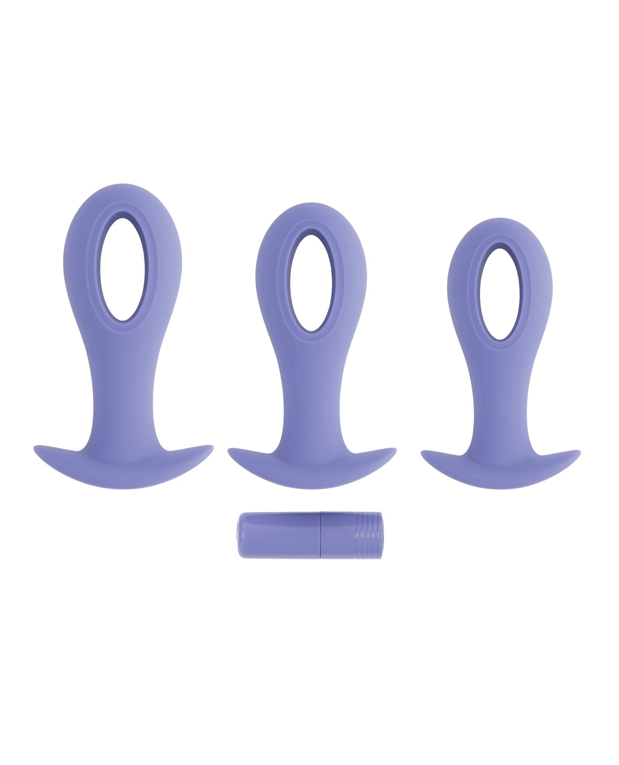 Evolved Hole Punch Anal Plug Set - Purple
