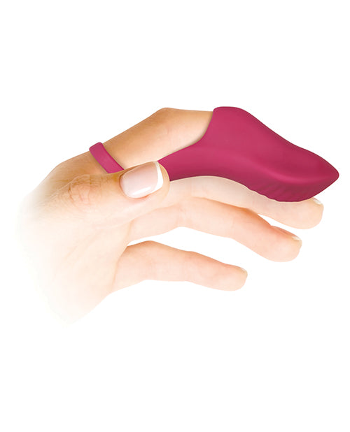 Evolved Frisky Finger Rechargeable Bullet – Burgundy