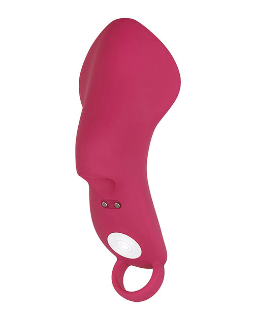 Evolved Frisky Finger Rechargeable Bullet – Burgundy