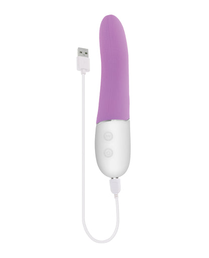 Evolved Slip of the Tongue G-Spot Vibrator – Purple/White
