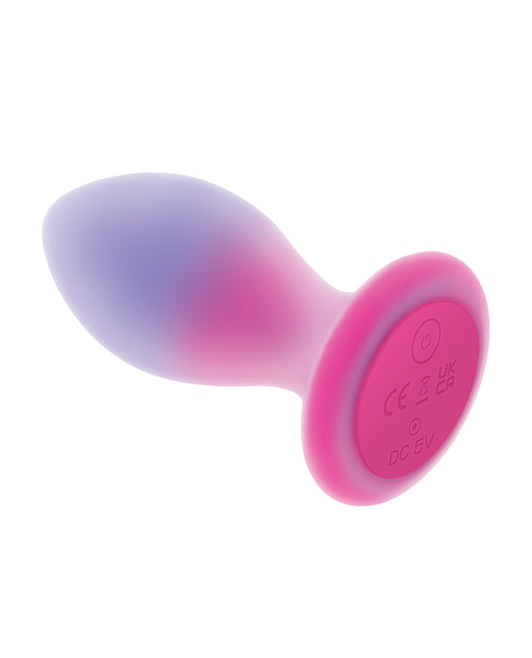 Evolved Paradise Plug Butt Plug w/Remote Control - Pink/Purple