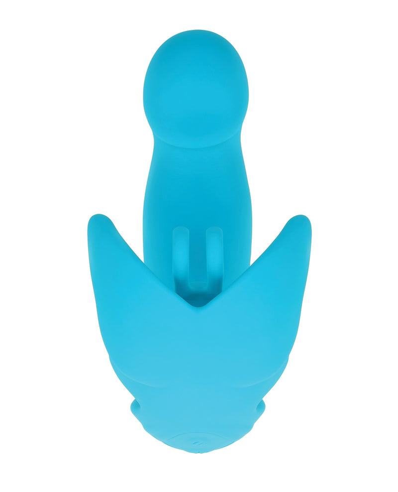 Evolved Spread Your Wings Rabbit Vibrator - Blue