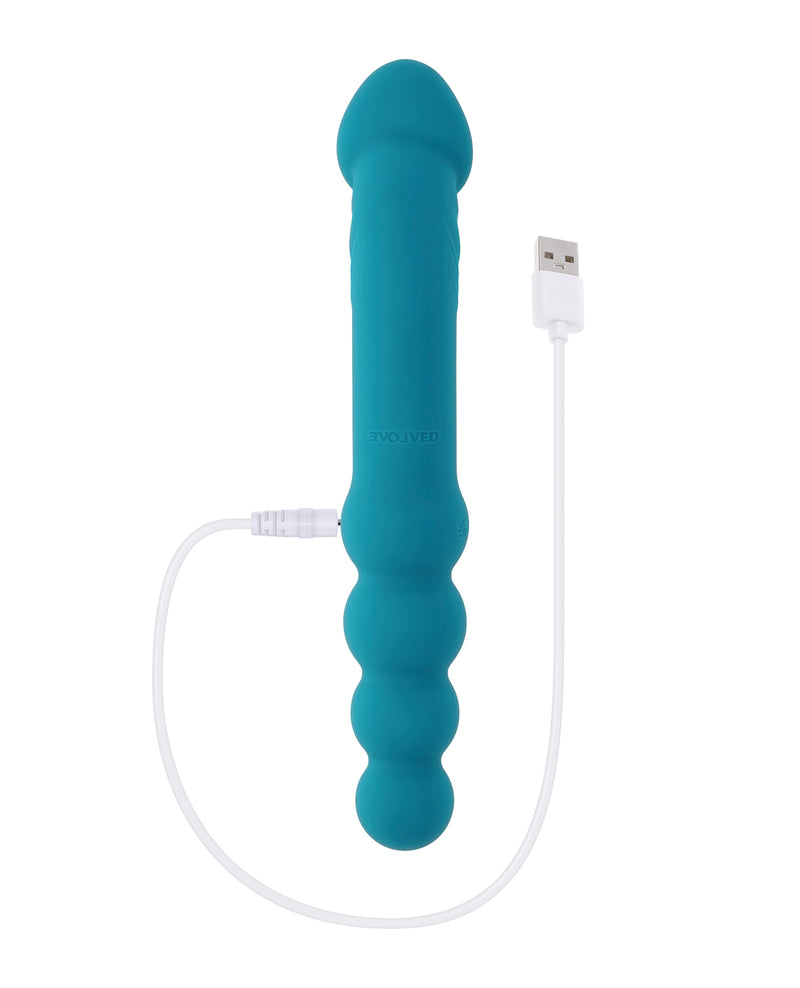 Evolved Flip Flop Dual-Sided Vibrator - Teal