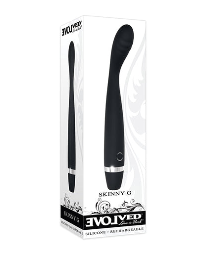 Evolved Skinny G Silicone G-Spot Vibrator – Black