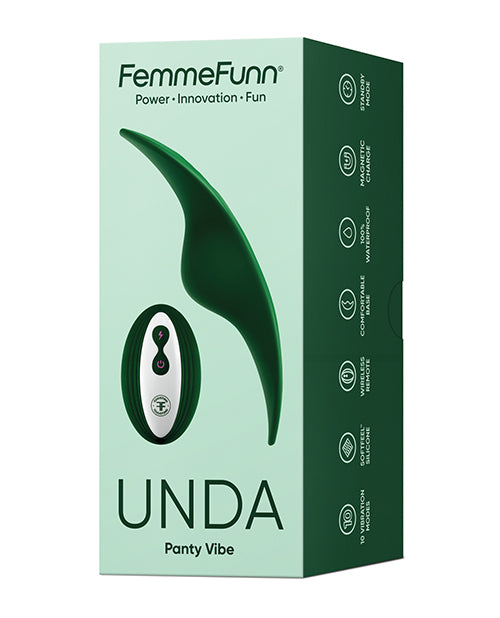 Femme Funn Unda Thin Panty Vibe - Dark Green