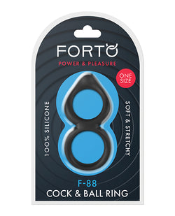 Forto F-88 Double Ring Liquid Silicone Cock Ring