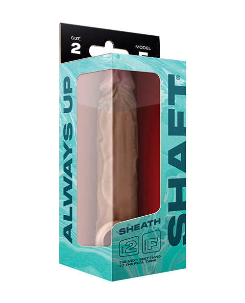 Shaft Model F Flexskin Liquid Silicone 8.8" Sheath - Pine