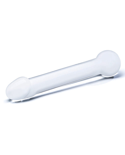 Glas 7" Realistic Head Glass Dildo - Clear