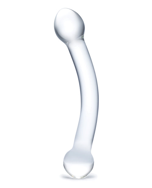 Glas 7" Curved Glass G Spot Stimulator - Clear