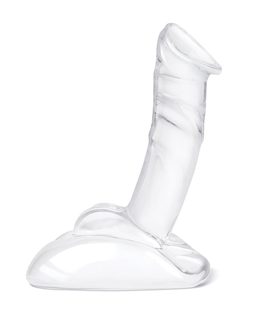 Glas 7.5" Rideable Standing Cock w/Stability Base