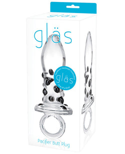 Glas Pacifier Glass Butt Plug