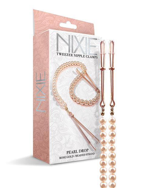 Nixie Pearl Drop Tweezer Nipple Clamps