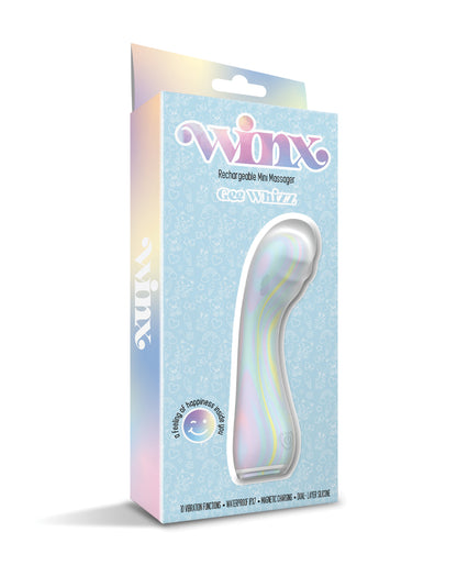 WINX Gee Whiz Squishy Silicone Vibrator – Multi-Color