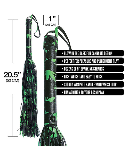 Stoner Vibes Glow in the Dark Flogger