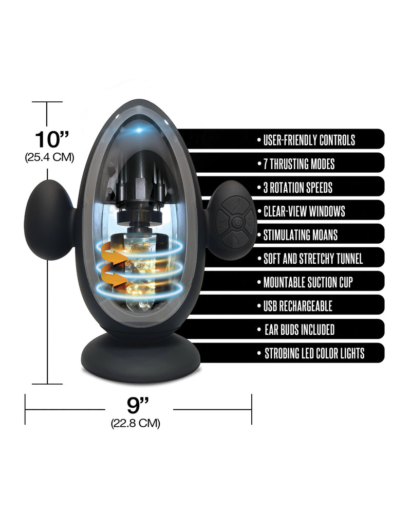 MSTR B8 Blast Off Automatic Thrusting & Vibrating Stroker