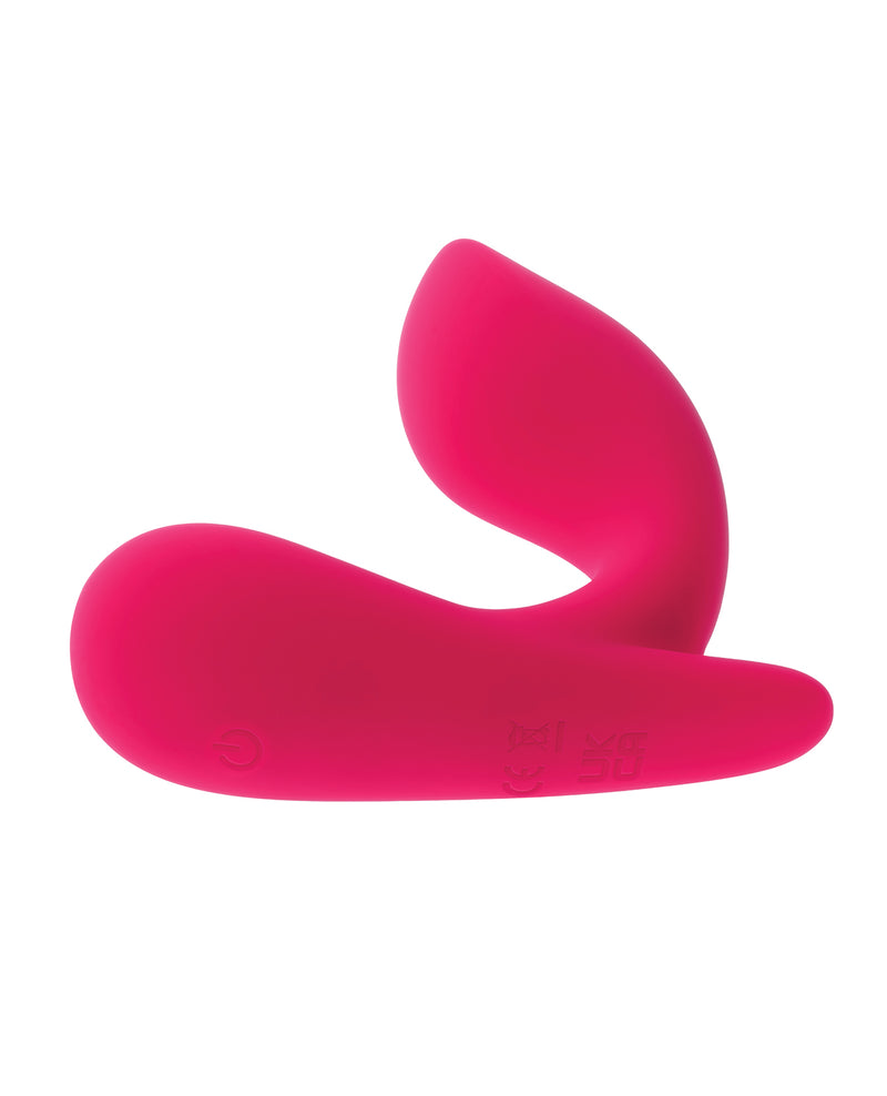 Gender X All About the Bass Curved Stimulator w/Remote Control - Pink