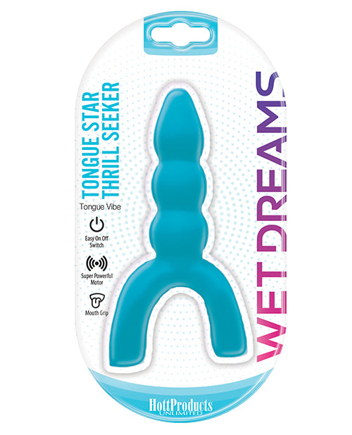 Wet Dreams Tongue Star Thrill Seeker Vibe - Blue