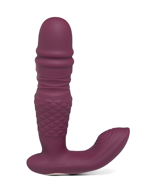 Ryder App-Controlled Thrusting G-spot & Clit Vibrator - Rosy Red