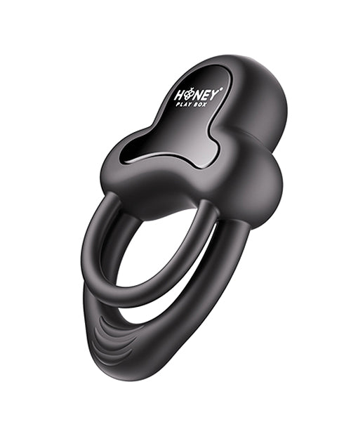 Anello Vibrating Double Cock Ring w/Clitoral Stimulator