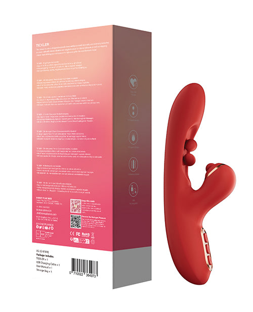 Tickler Wiggling G-Spot Vibrator & Tapping Clitoral Stimulator