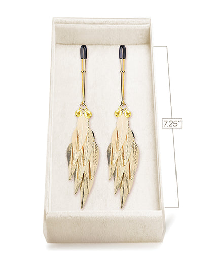 Couture Clips Luxury Nipple Clamps - Golden Harvest