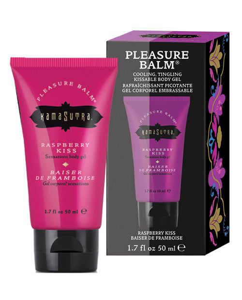 Kama Sutra Pleasure Balm Sensations – Raspberry Kiss (1.7 oz)