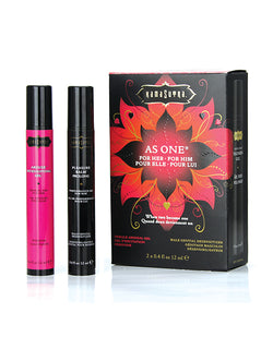 Kama Sutra As One Intensify Plus Warming & Prolonging Gel Couples Kit - .4 oz