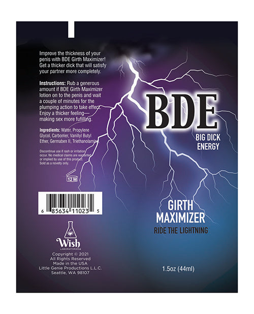 BDE Girth Maximizer - 1.5 oz