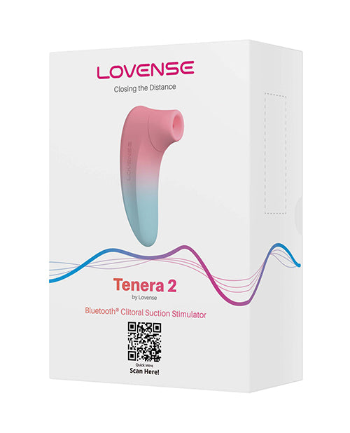 Lovense Tenera 2 Bluetooth Clitoral Suction Stimulator – Pink/Blue