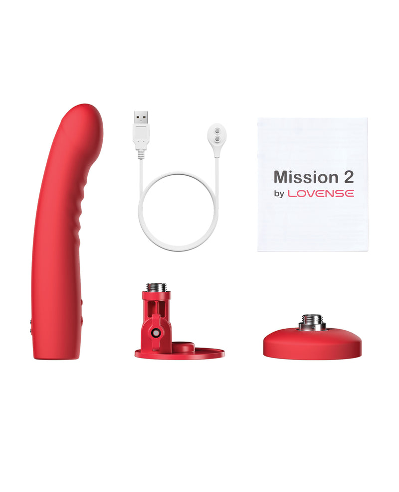 Lovense Mission 2 Touch-Sensitive Tech - Red