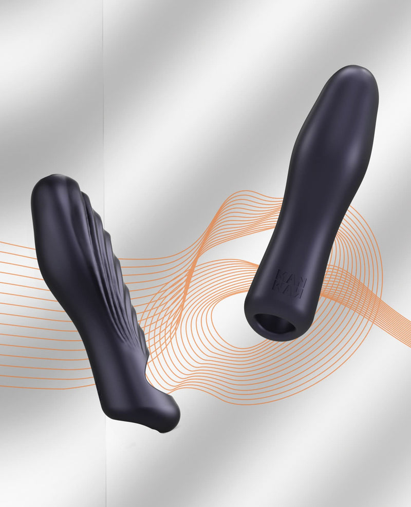 Manwan RYZER Penis Sleeve - Black Plum