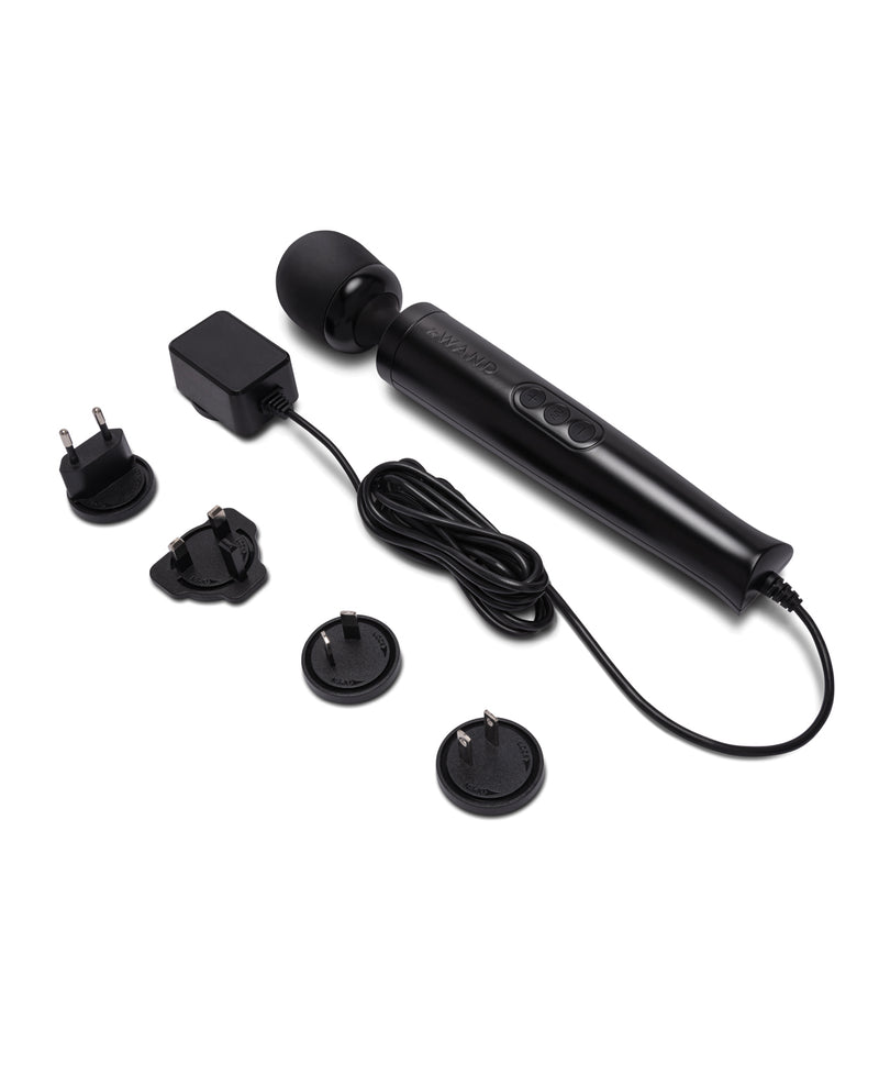 Le Wand Die Cast Plug-In Massager - Black