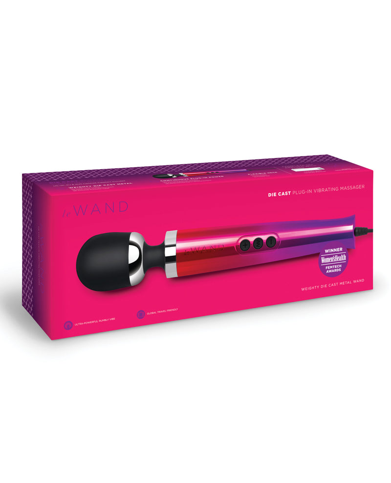 Le Wand Die Cast Plug-In Massager - Ombre