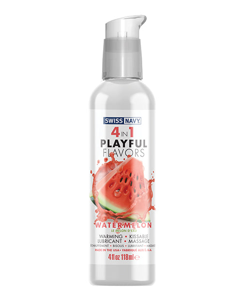 Swiss Navy 4 In 1 Playful Flavors Watermelon