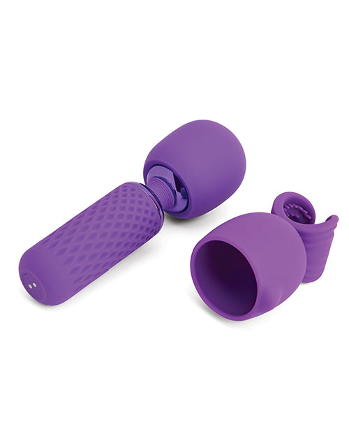 Nu Sensuelle Harlow Mini Wand w/Masturbator Attachment