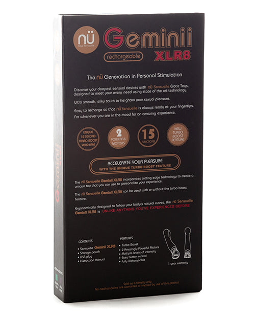 Sensuelle Geminii Xlr8 Turbo Boost G Spot