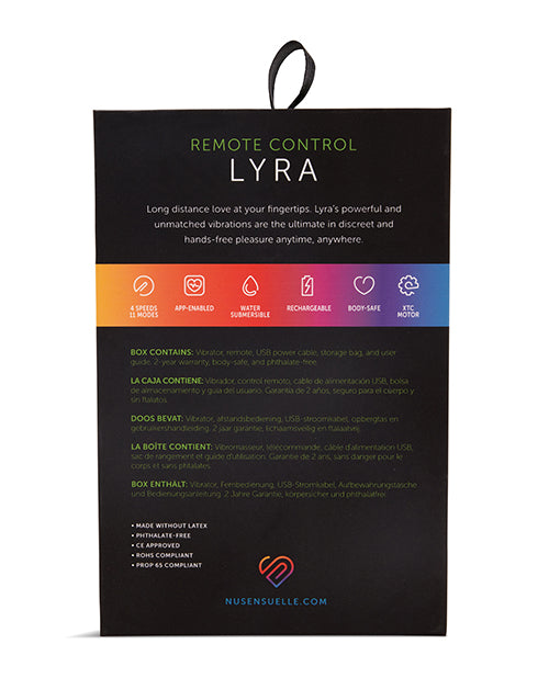 Nu Sensuelle Lyra Remote & App Enabled Panty Vibe