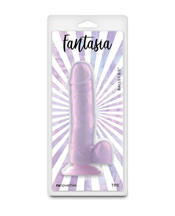 Fantasia Ballsy 6.5" Dildo - Orchid