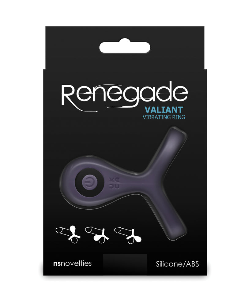 Renegade Valiant Vibrating Cock Ring - Gray