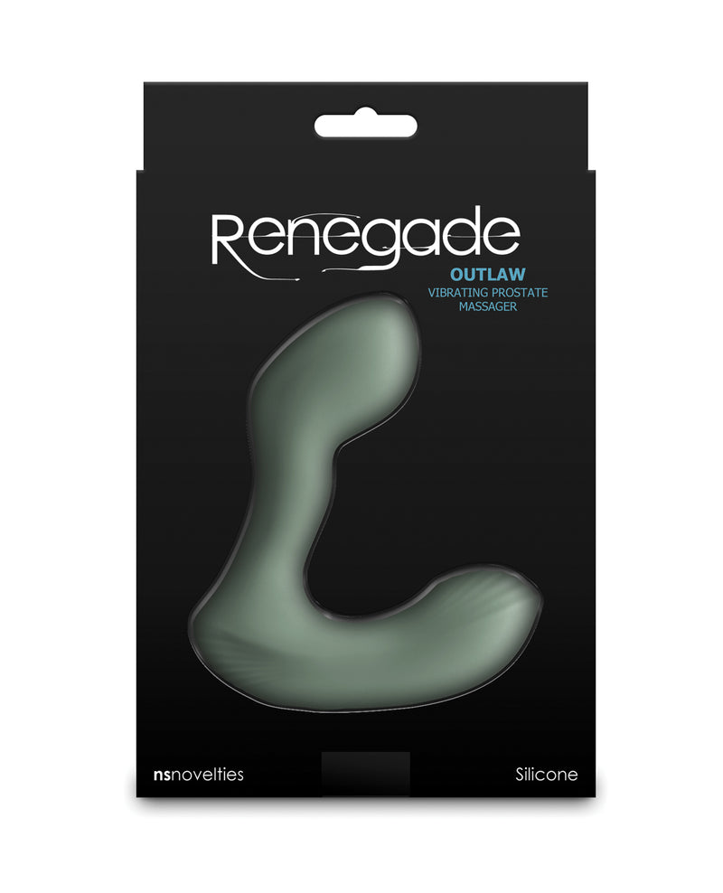 Renegade Outlaw Vibrating Prostate Massager - Sage