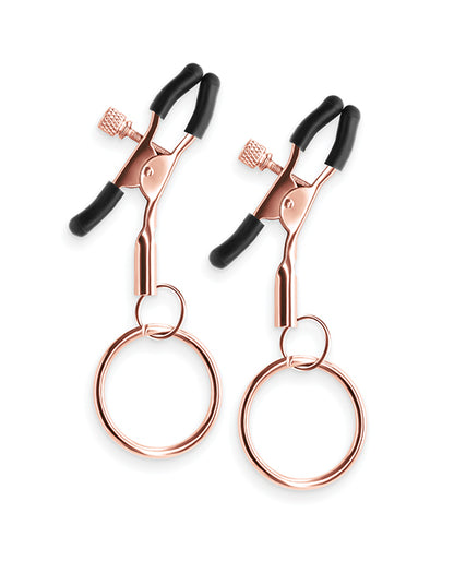 Bound Nipple Clamps - Rose Gold