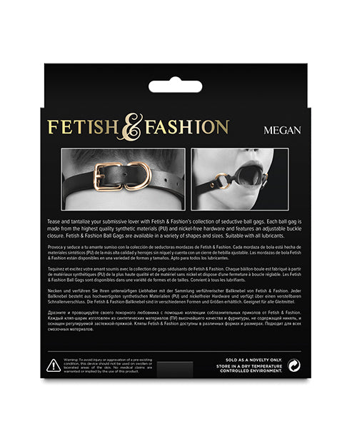 Fetish & Fashion Megan Ball Gag - Black