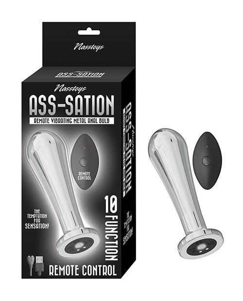 Ass-sation Remote Vibrating Metal Anal Bulb